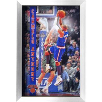 Carmelo Anthony New York Knicks 3D Pop Out Framed 20x32 Collage