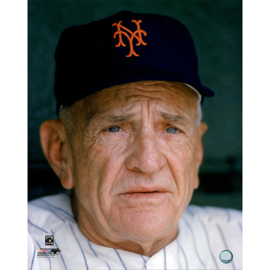 Casey Stengel New York Mets Close-up 16x20 (PF)