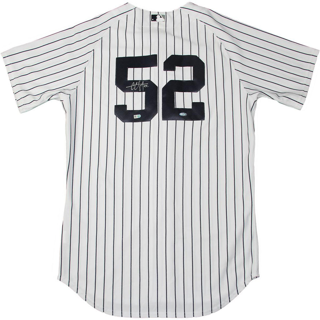 CC Sabathia Authentic Yankees Home Jersey (Signed on Back) (MLB Auth)