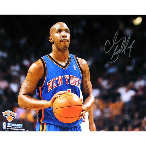 Chauncey Billups New York Knicks Ball In Hands Horizontal 8x10 Photo