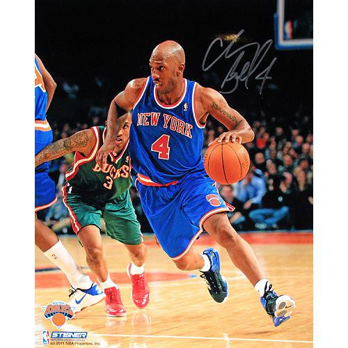 Chauncey Billups New York Knicks Dribble Up Court Vertical 8x10 Photo