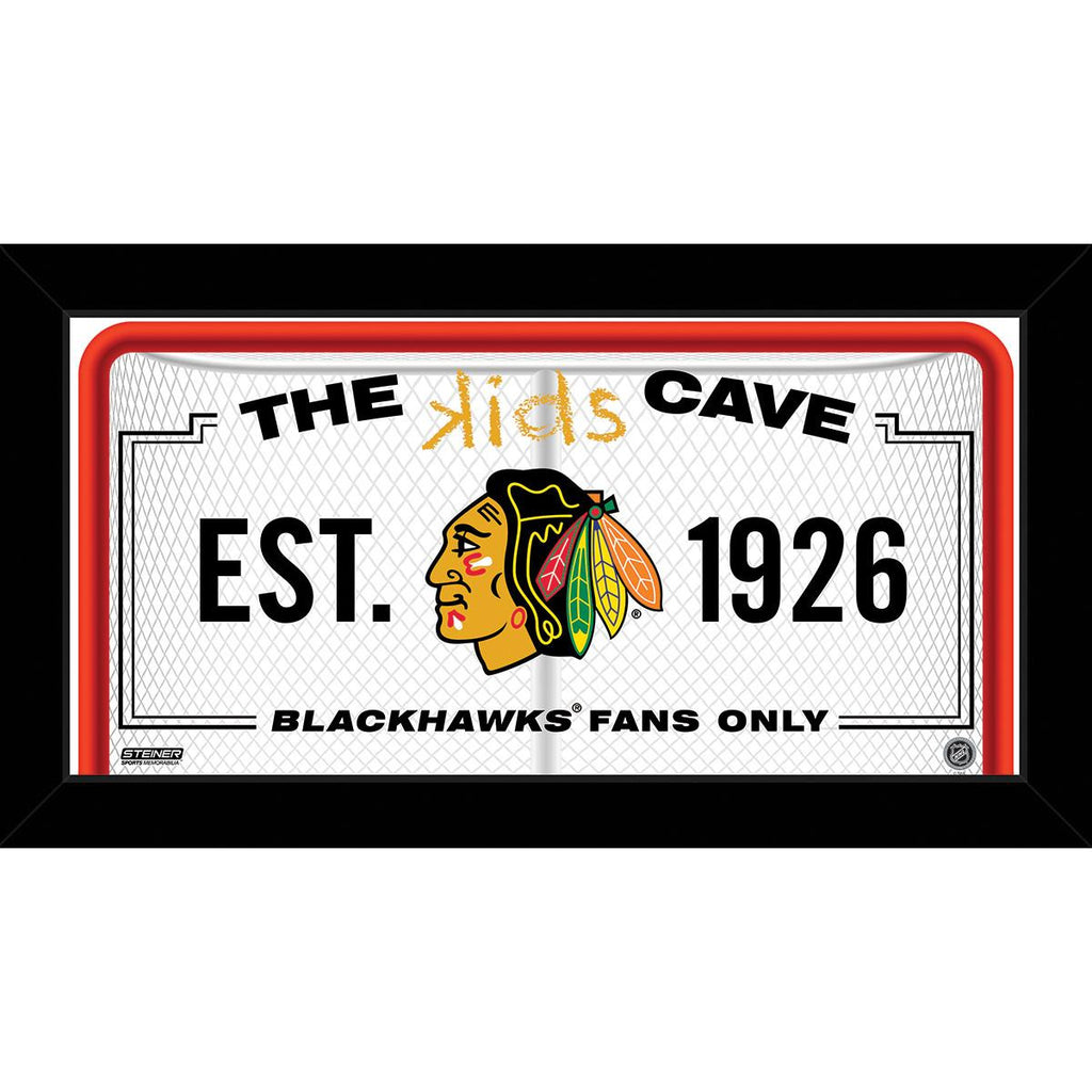 Chicago Blackhawks 10x20 Kids Cave Sign