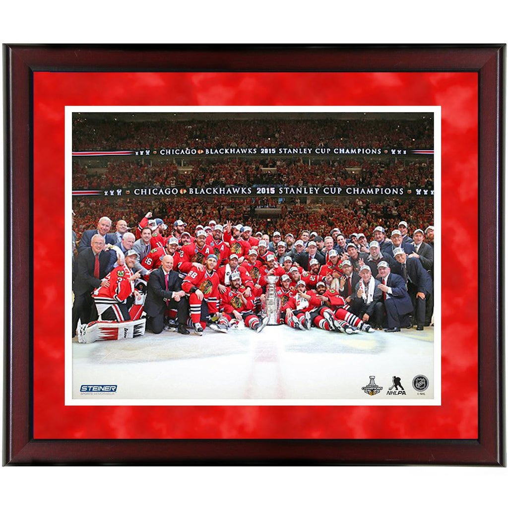 Chicago Blackhawks Stanley Cup Team Celebration 16x20 Frame Collage