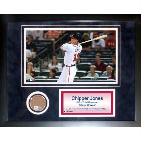 Chipper Jones 11x14 Mini Dirt Collage