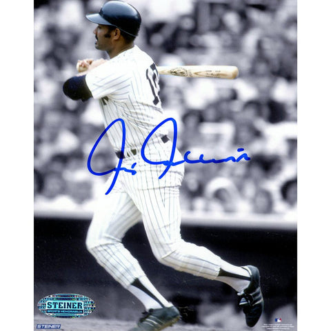 Chris Chambliss Batting BW Signed 4x6 Photo