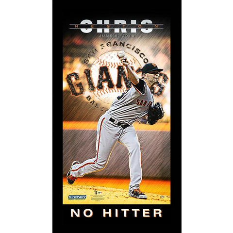 Chris Heston No Hitter 10x20 Photo