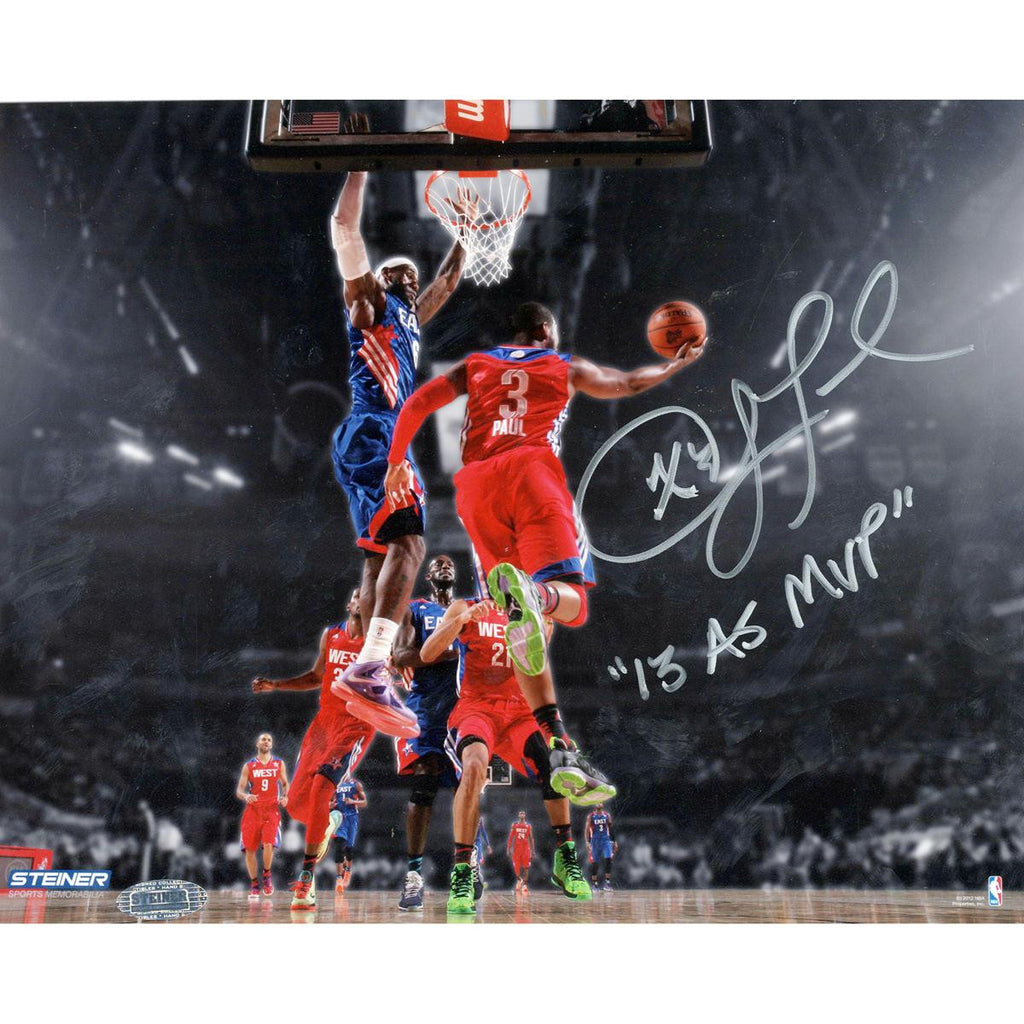 Chris Paul Los Angeles Clippers 2013 All-Star Game Signed 8x10 Photo w 2013 AS MVPInsc.