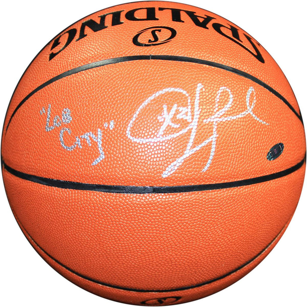 Chris Paul Signed IO Basketball w Lob CityInsc. (Signed in Silver)