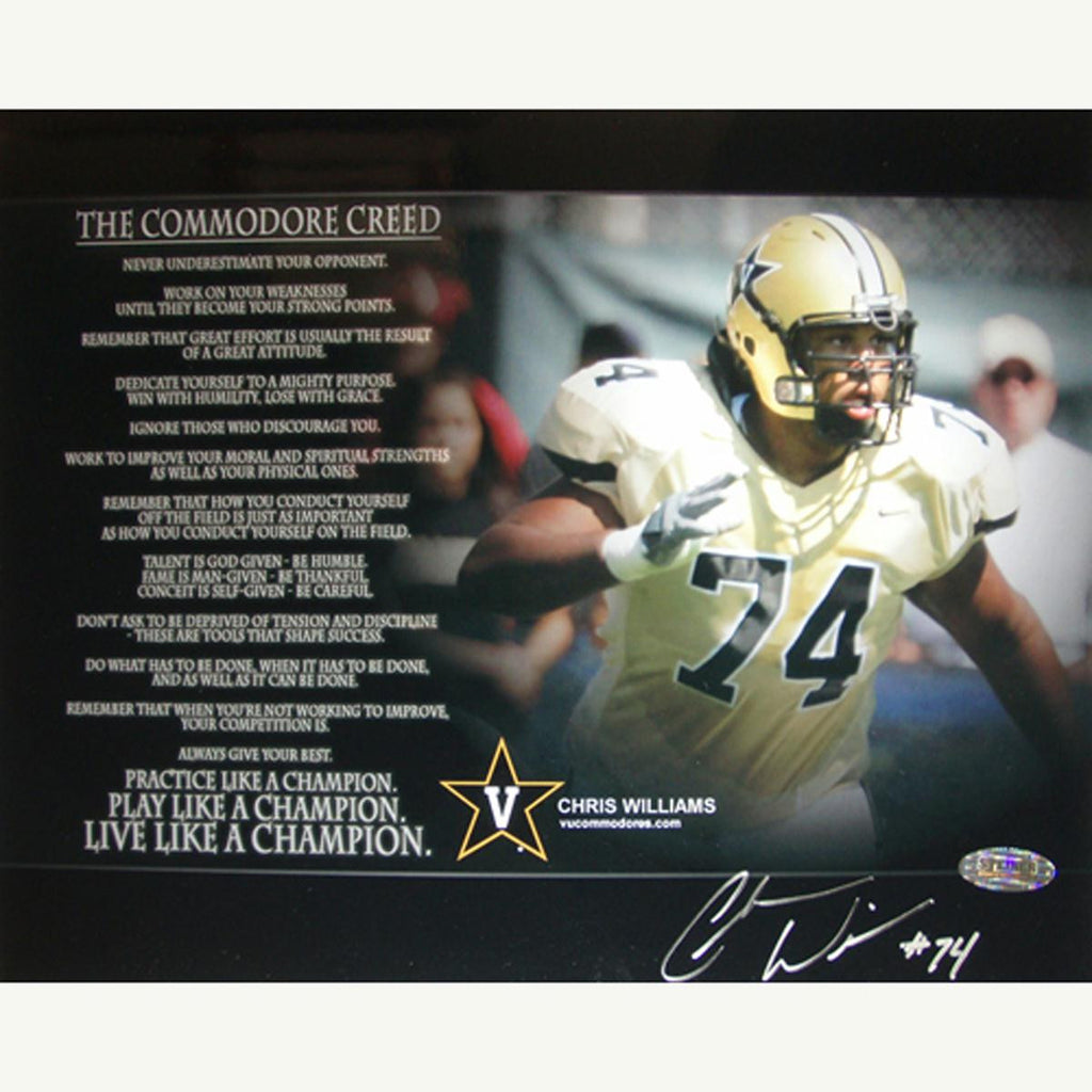 Chris Williams The Commodore Creed Horizontal 8x10