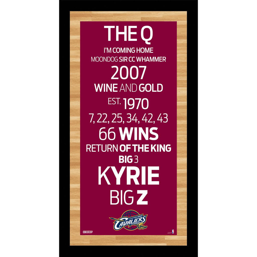 Cleveland Cavaliers Subway Sign Wall Art 9.5x19 Photo