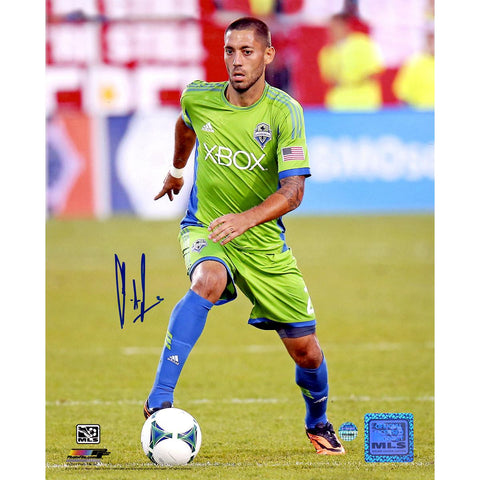 Clint Dempsey Signed Action Seattle Sounders 8x10 Photo