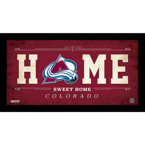 Colorado Avalanche 10x20 Home Sweet Home Sign