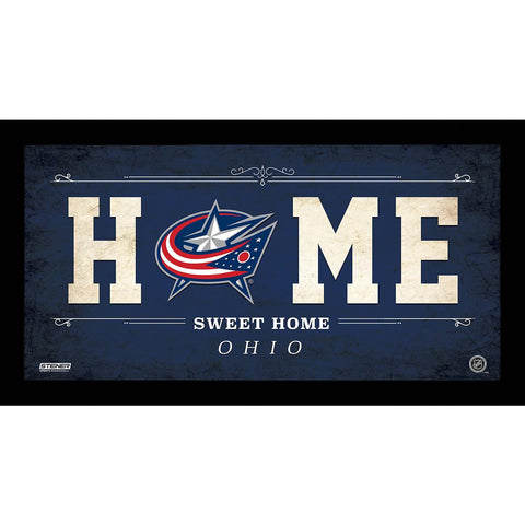 Columbus Blue Jackets 10x20 Home Sweet Home Sign