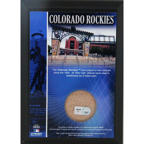 Coors Field 4x6 Dirt Plaque