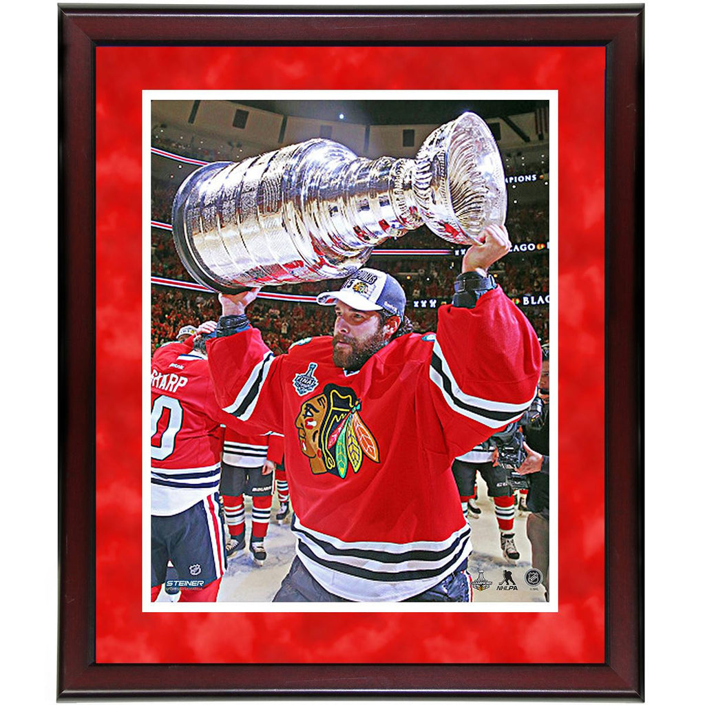 Corey Crawford 2014-15 Stanley Cup Celebration 16x20 Framed Photo