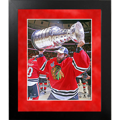 Corey Crawford 2014-15 Stanley Cup Celebration 8x10 Framed Photo