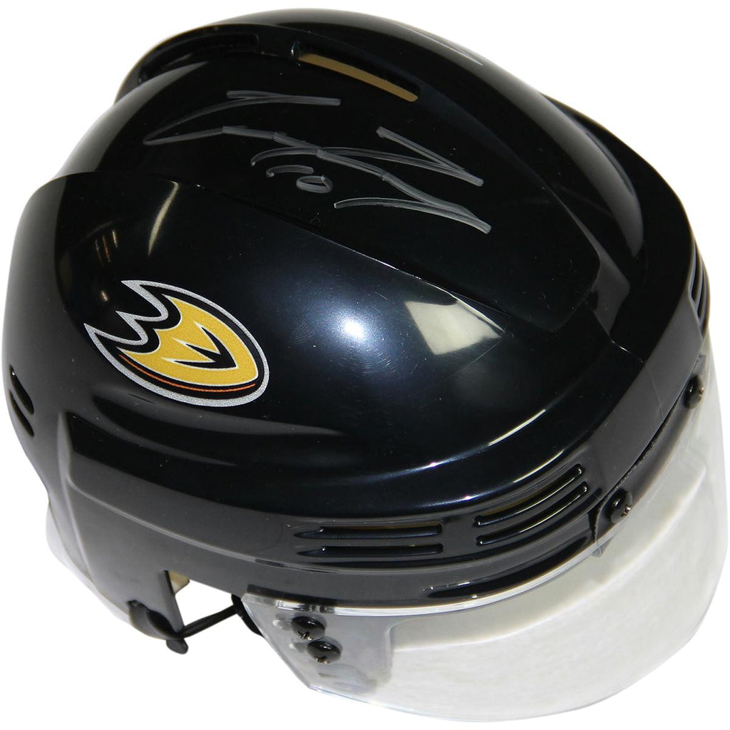 Corey Perry Signed Black Anaheim Ducks Logo Mini Helmet