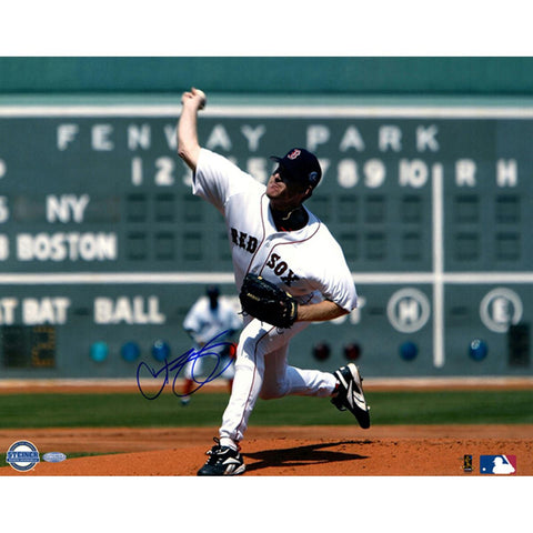 Curt Schilling Red Sox First Game vs Yankees Scoreboard 16X20