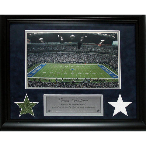 Dallas Cowboys Game Used Turf and Uniform 11x14 Collage (SSM)