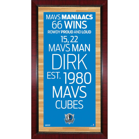 Dallas Mavericks Subway Sign Wall Art 16x32 Photo