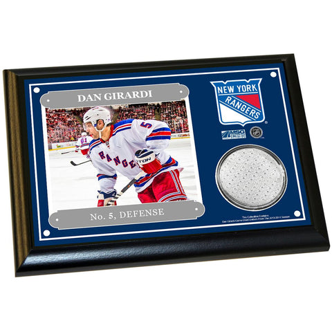 Dan Girardi 4x6 Player Plaque w Game Used Uniform