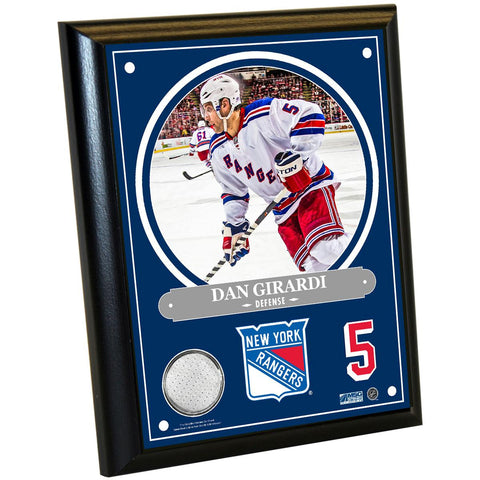 Dan Girardi 8x10 Player Plaque w Game Used Uniform