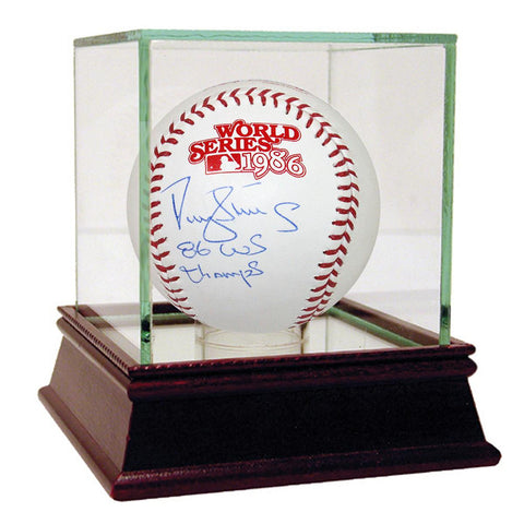 Darryl Strawberry 1986 World Series Baseball w 86 World Champs Insc