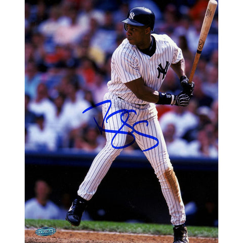 Darryl Strawberry NY Yankees Pinstripes Batting 8x10 Photograph