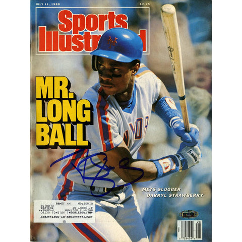 Darryl Strawberry Signed 71188 Sports Illustrated Magazine