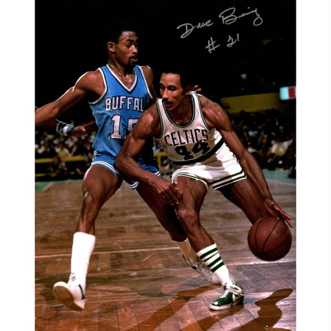 Dave Bing Signed Celtics Dribbling 16x20 Photo (JSA)