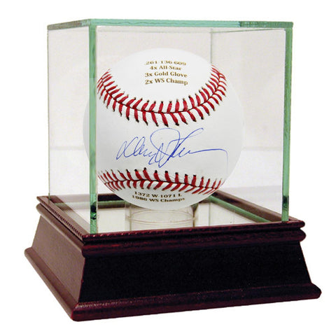 Davey Johnson Autographed and Engraved Career Stats MLB Baseball (MLB Auth)