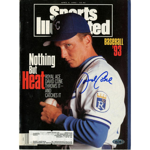 David Cone Signed 4593 Sports Illustrated Magazine