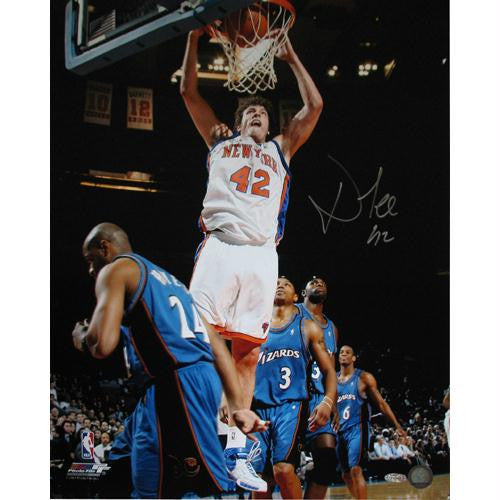 David Lee Dunk vs Wizards 16X20 Photo