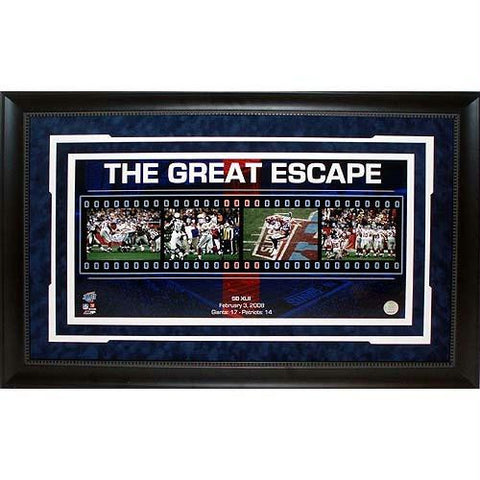 David Tyree Eli Manning Great Escape Framed Filmstrip Collage