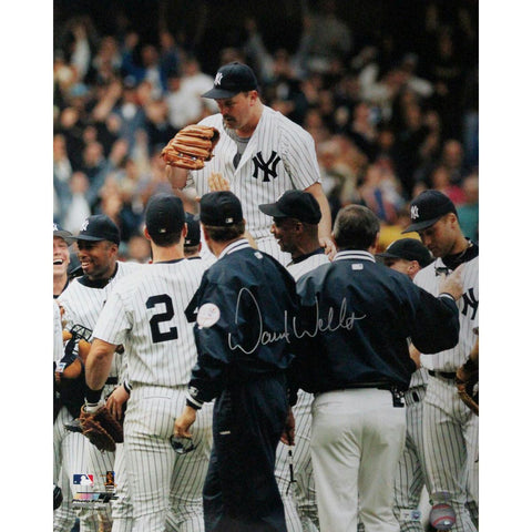 David Wells Perfect Game Carry Off 8x10 Photo