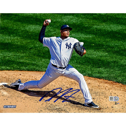 Dellin Betances Signed New York Yankees Pitching Motion 8x10 Photo (MLB Auth)