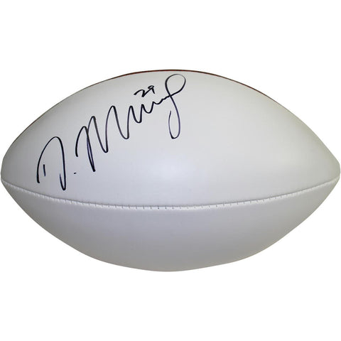 DeMarco Murray Signed White Panel Football (Demarco Murray Holo Only)