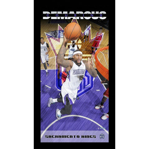 DeMarcus Cousins Sacramento Kings Player Profile Wall Art 9.5x19 Framed Photo