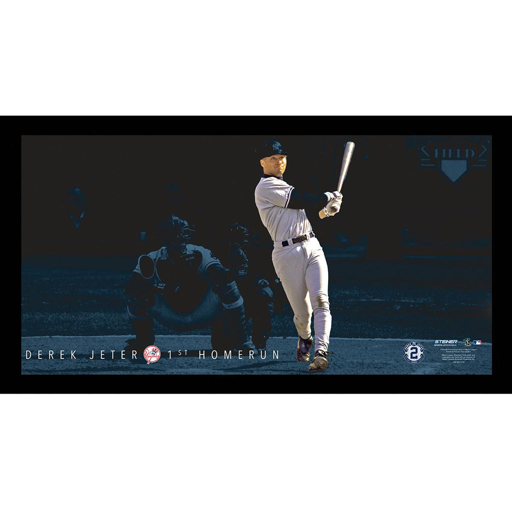 Derek Jeter Moments: 1st Career HR Framed 9.5x19 7331 Style