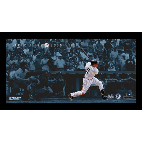 Derek Jeter Moments: DJ3K Framed 9.5x19 7331 Style