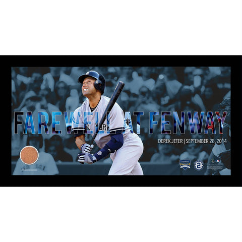 Derek Jeter Moments: Fenway Farewell Framed 10x20 Photo