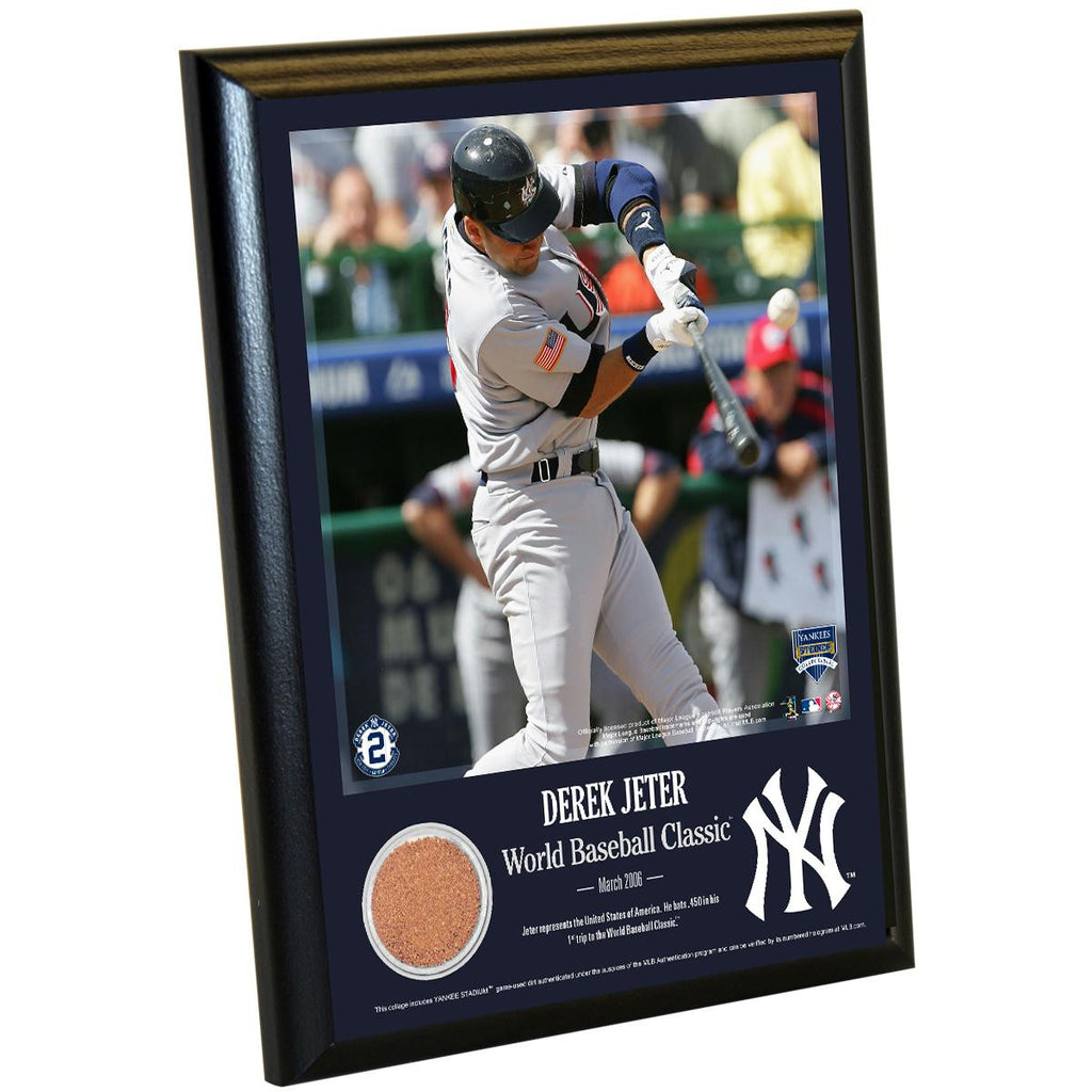 Derek Jeter Moments: WBC 8x10 Dirt Plaque