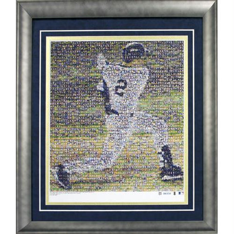 Derek Jeter Mosaic Vertical Framed 16x20 Photo (Ltd of 1000)