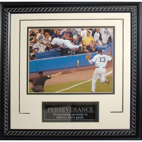 Derek Jeter Perseverance Dive Framed 8x10