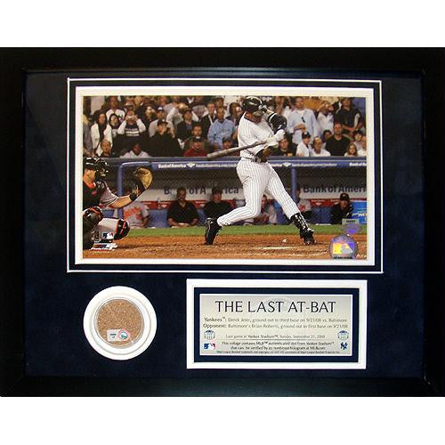 Derek Jeter The Last At-Bat 11x14 Mini Dirt Collage