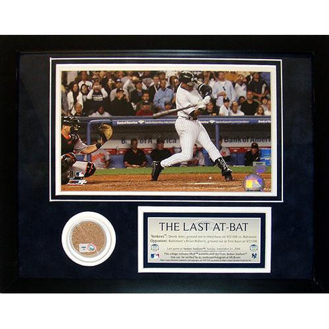 Derek Jeter The Last At-Bat 11x14 Mini Dirt Collage