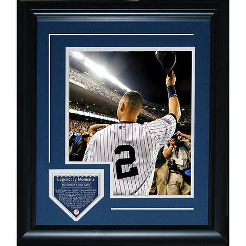 Derek Jeter The Stadiums Final Game Legendary Moment Framed 11x14 Collage