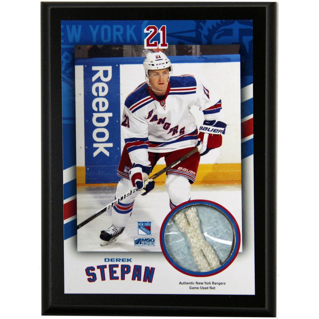 Derek Stepan New York Rangers 4x6 Net Plaque