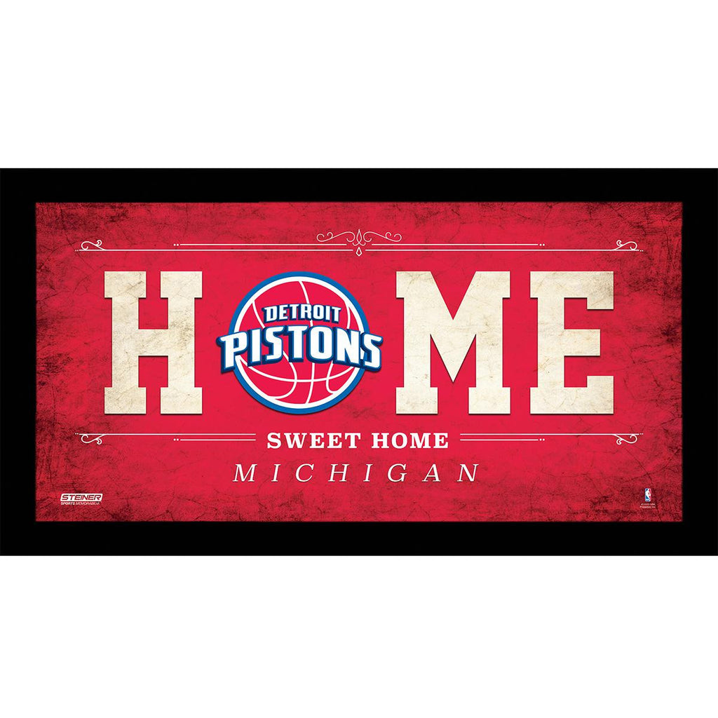 Detroit Pistons 10x20 Home Sweet Home Sign