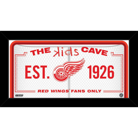 Detroit Red Wings 10x20 Kids Cave Sign